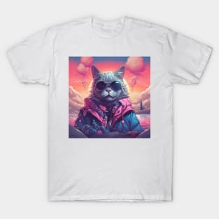 Retro Cool Cat T-Shirt